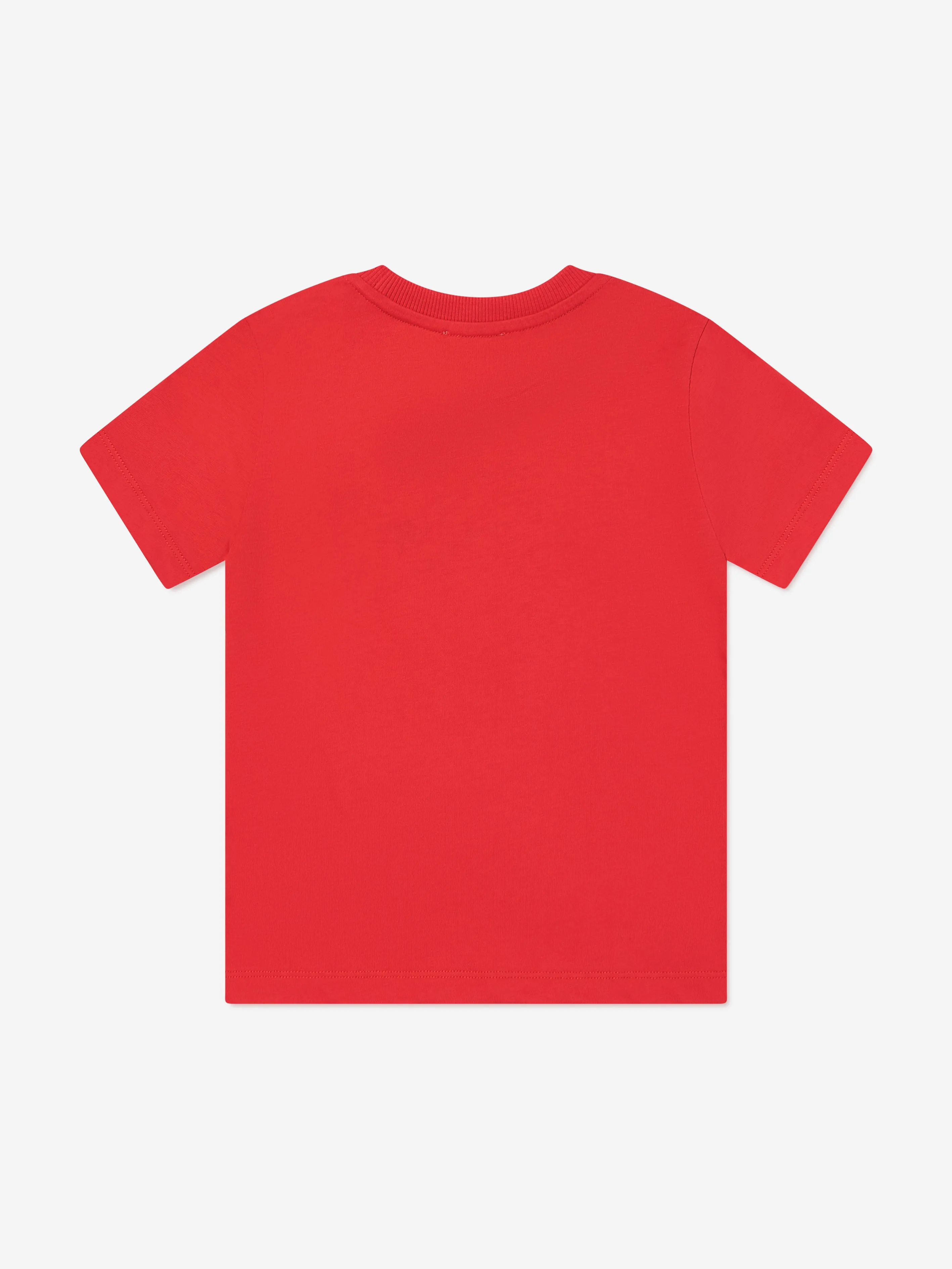 Kinder-Teddybär-Logo-T-Shirt in Rot