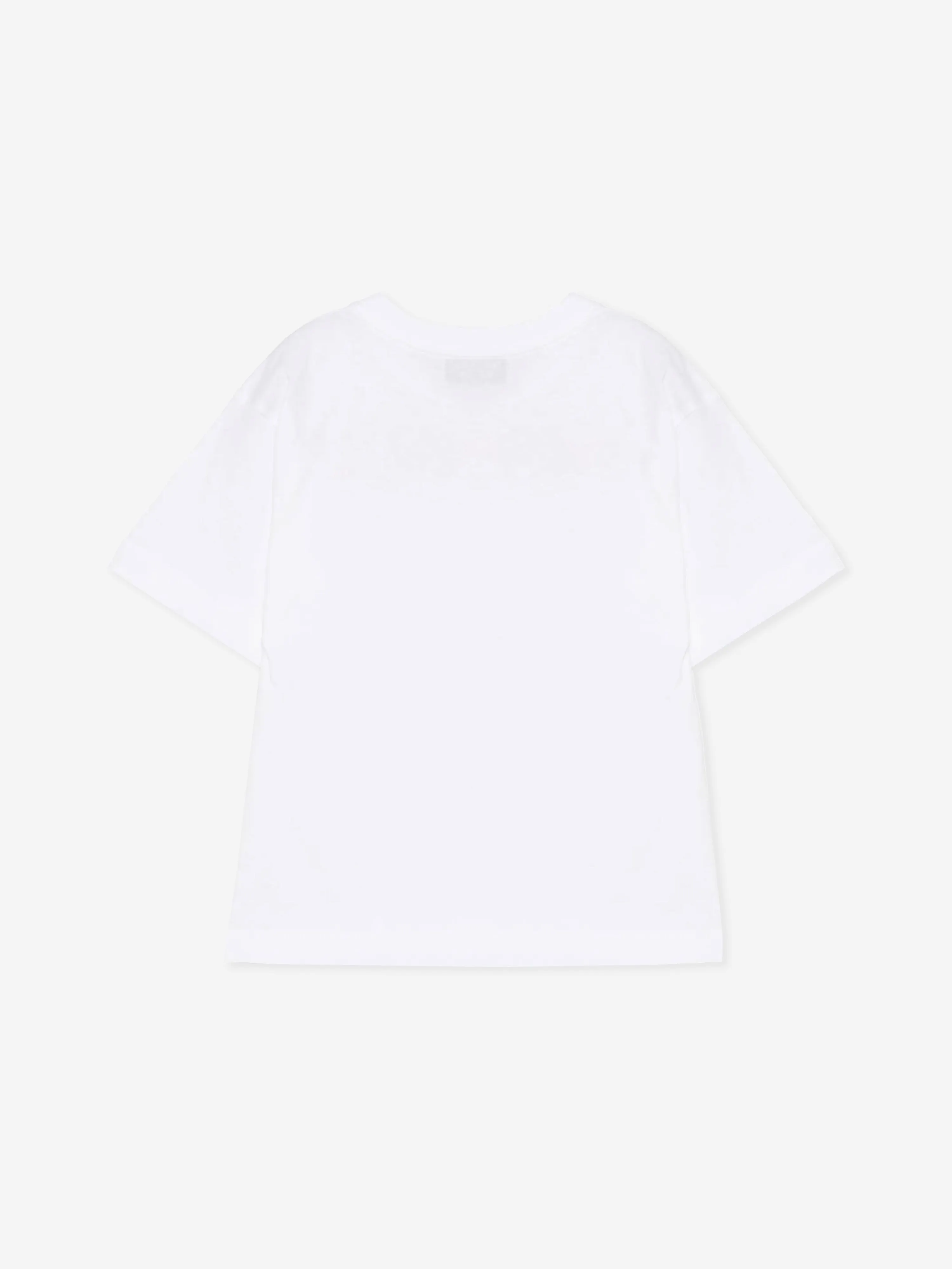 Kinder-Teddybär-Logo-T-Shirt in Weiß