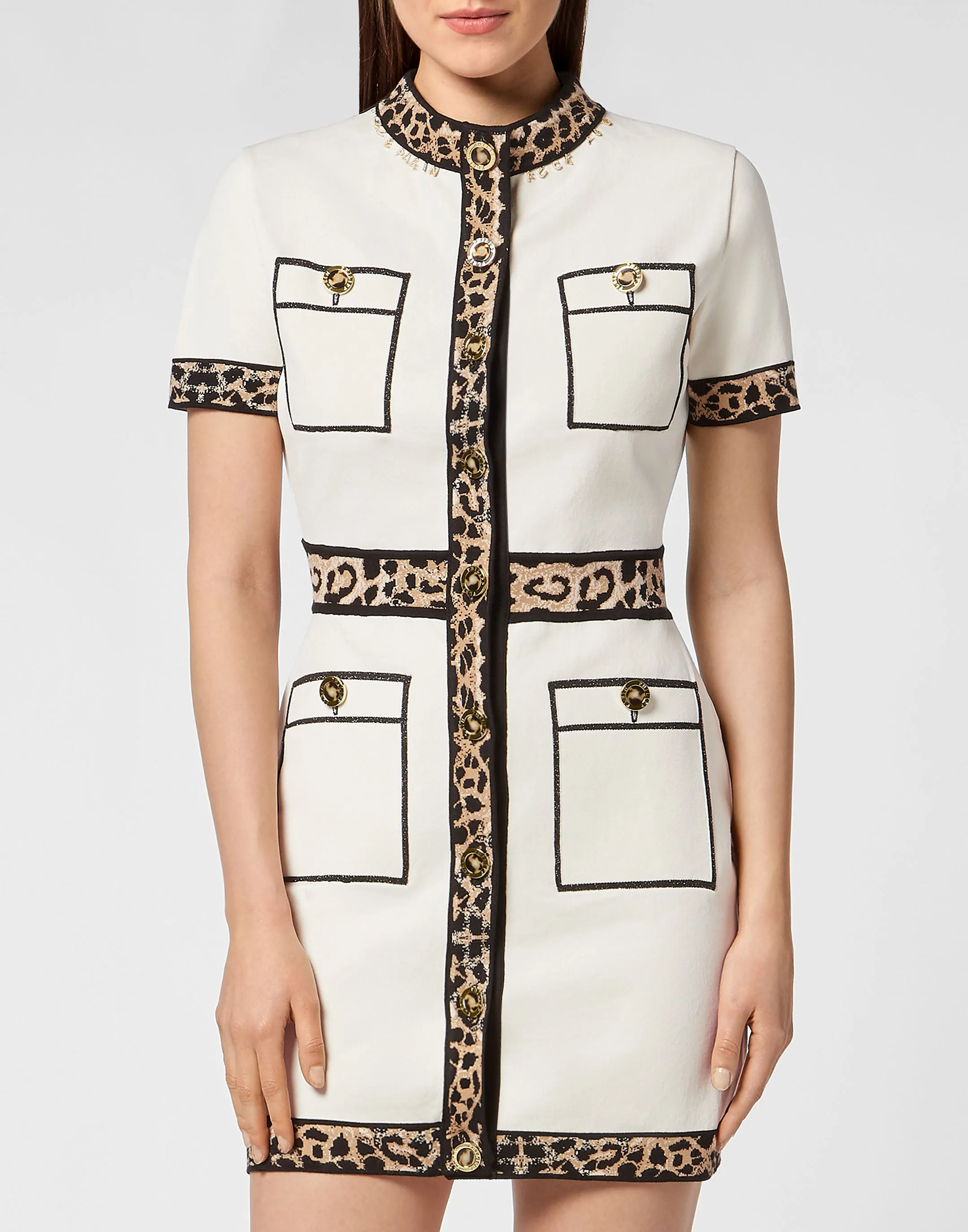 Knit Dress Leopard
