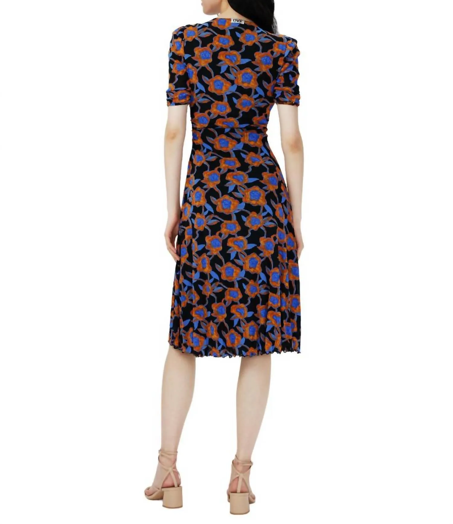 Koren Reversible Dress In Oracle Black Coffee