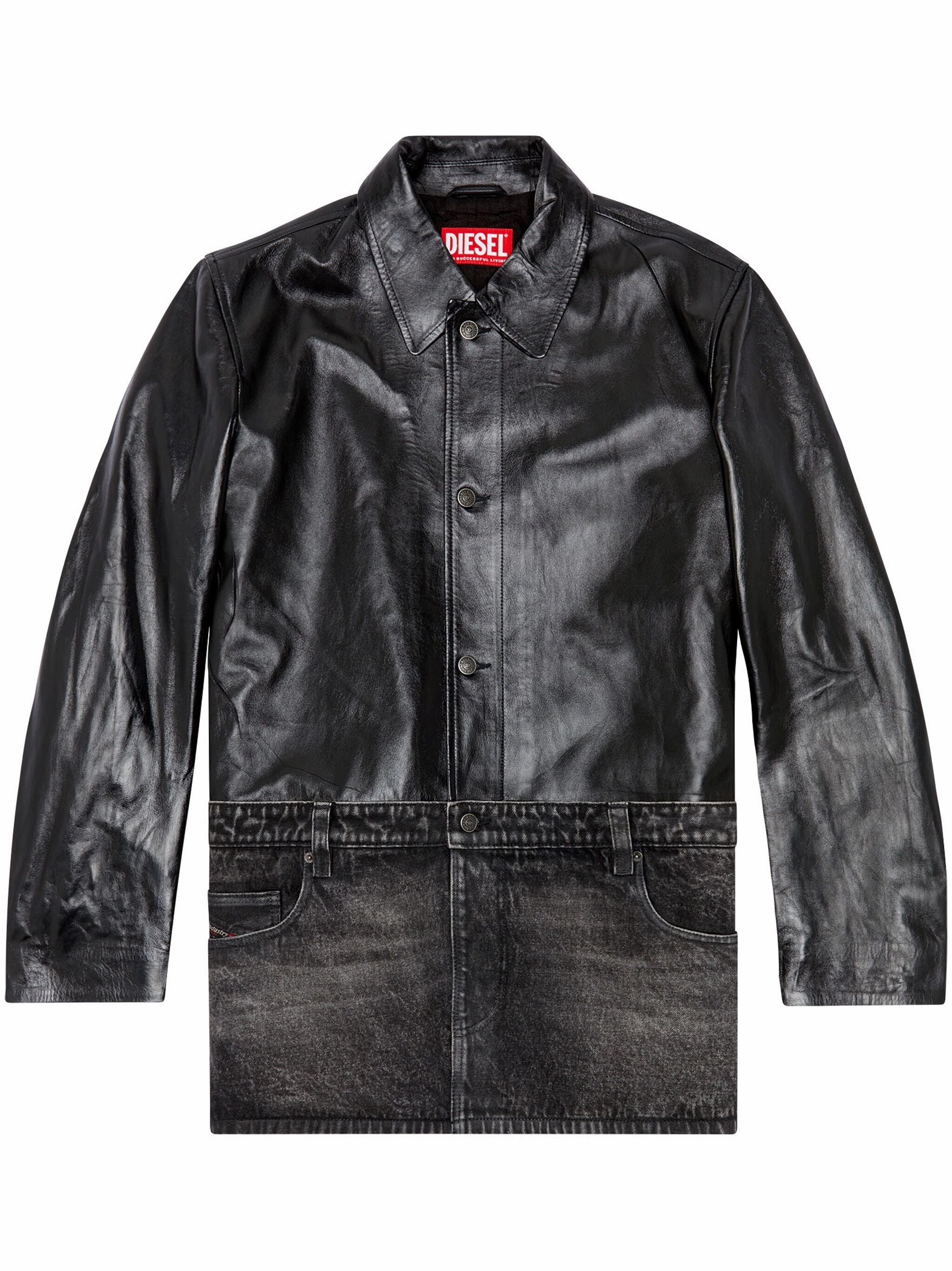 L-Bretch Leather Jacket winter jackets clearance