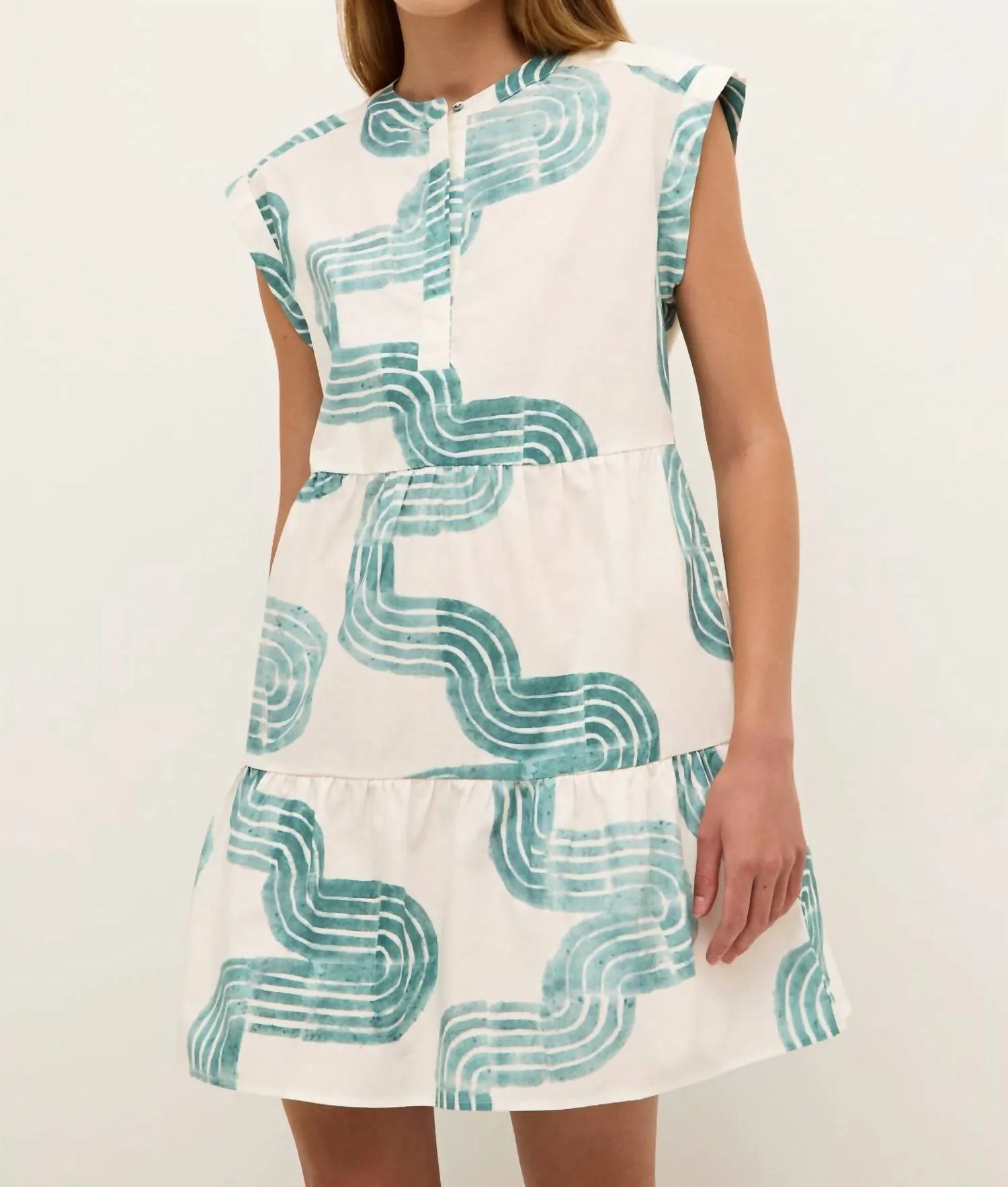 Lachlan Dress In Nile