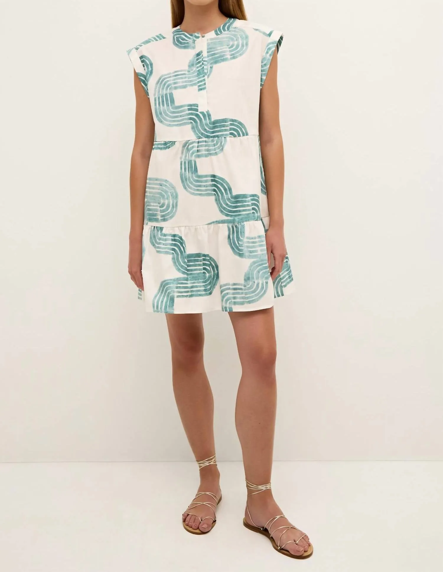 Lachlan Dress In Nile