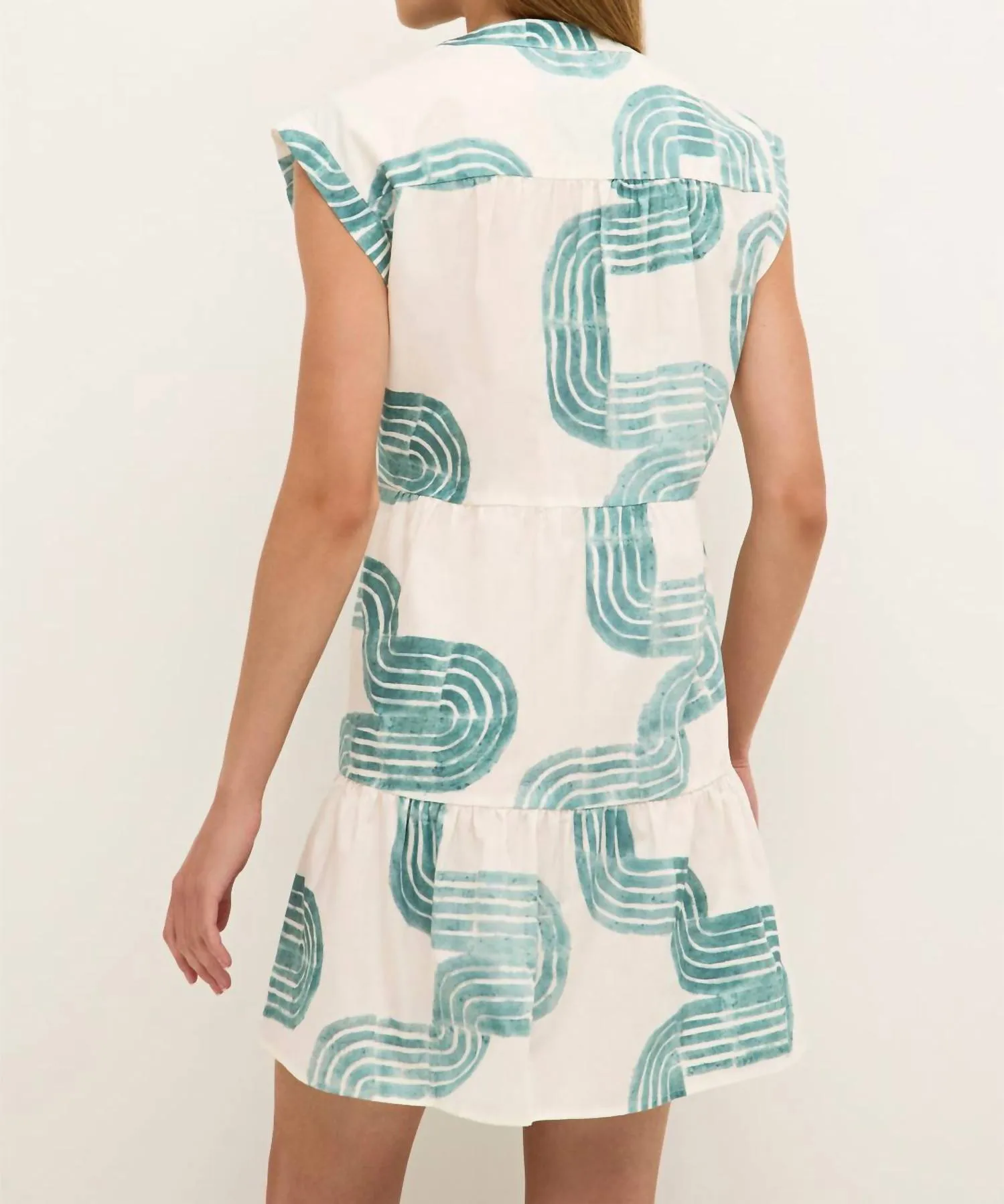 Lachlan Dress In Nile