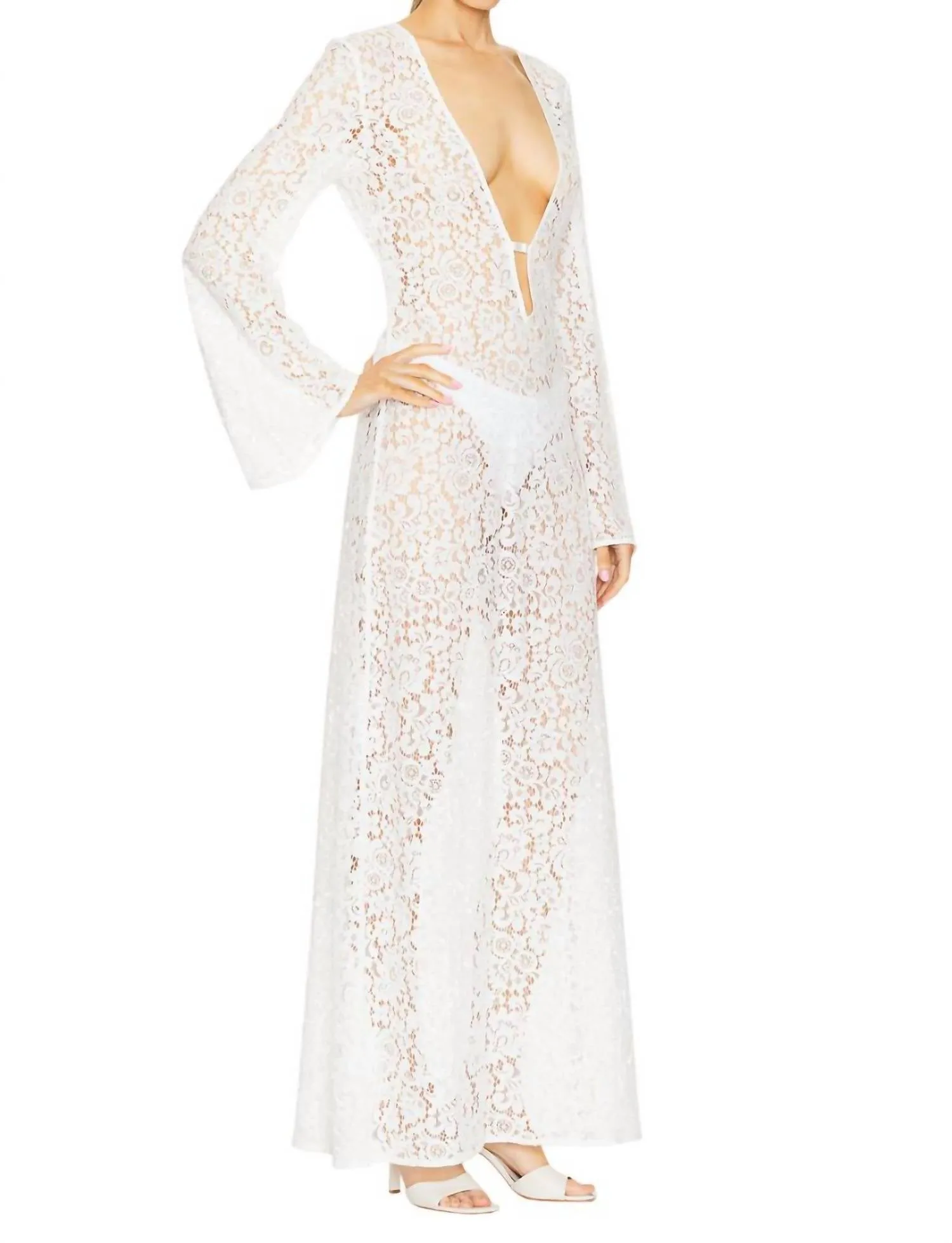 Landon Dress In White