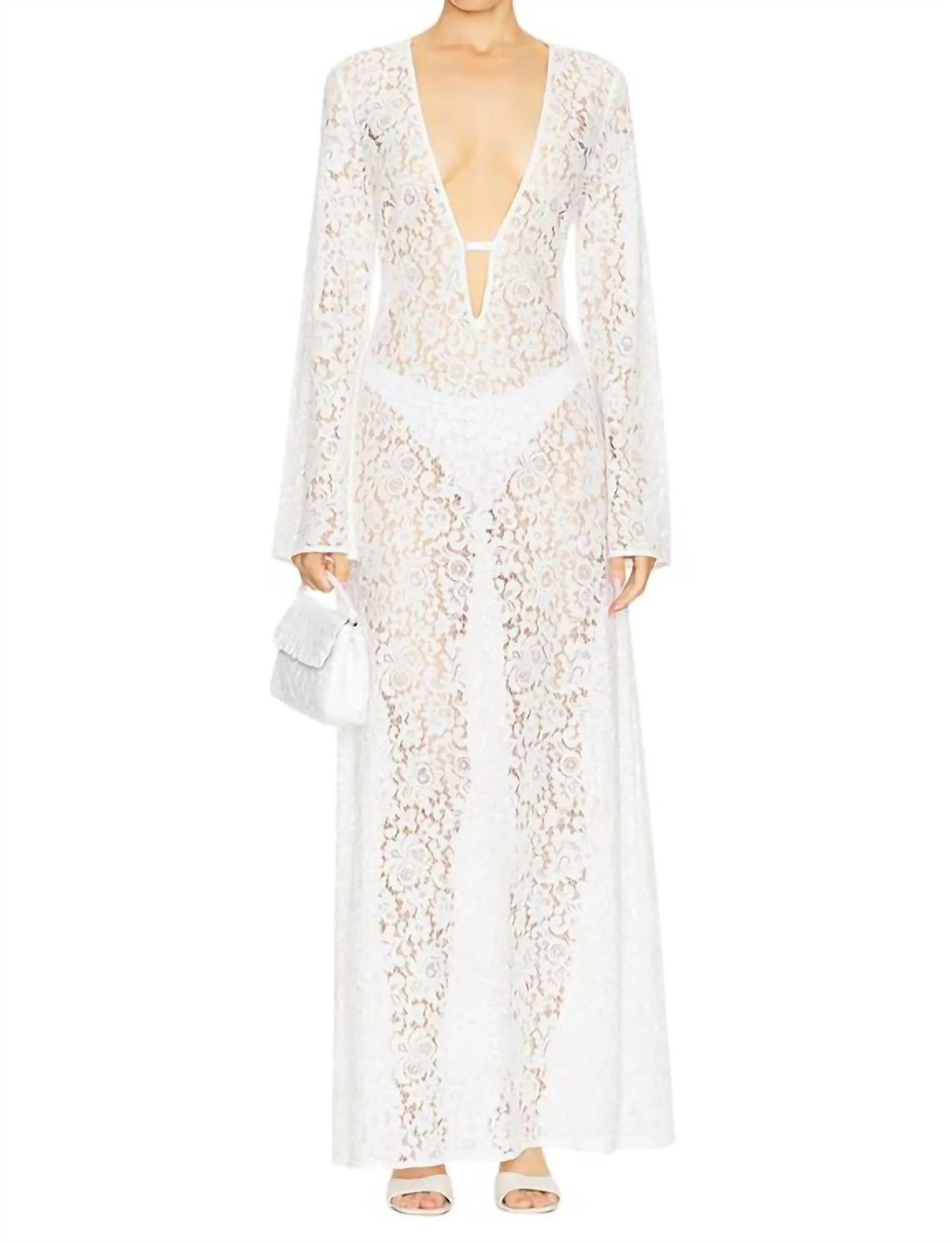 Landon Dress In White