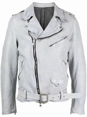 Leather Belted Biker Jacket winter jackets clearance