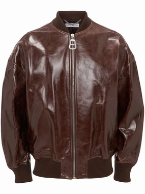 Leather Bomber Jacket winter jackets clearance