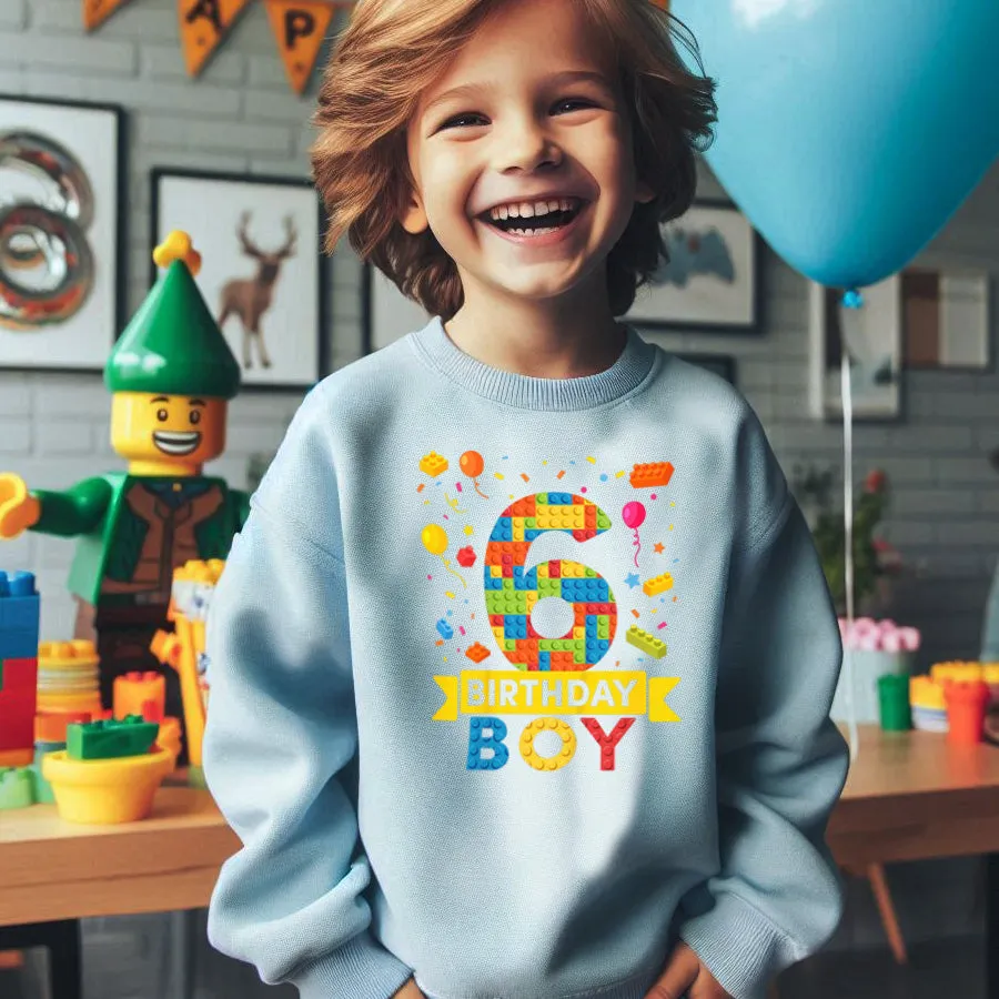 Lego Birthday Boy Kids Sweatshirt boys clothes cheap sale