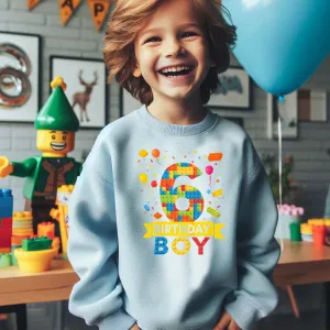 Lego Birthday Boy Kids Sweatshirt boys clothes cheap sale
