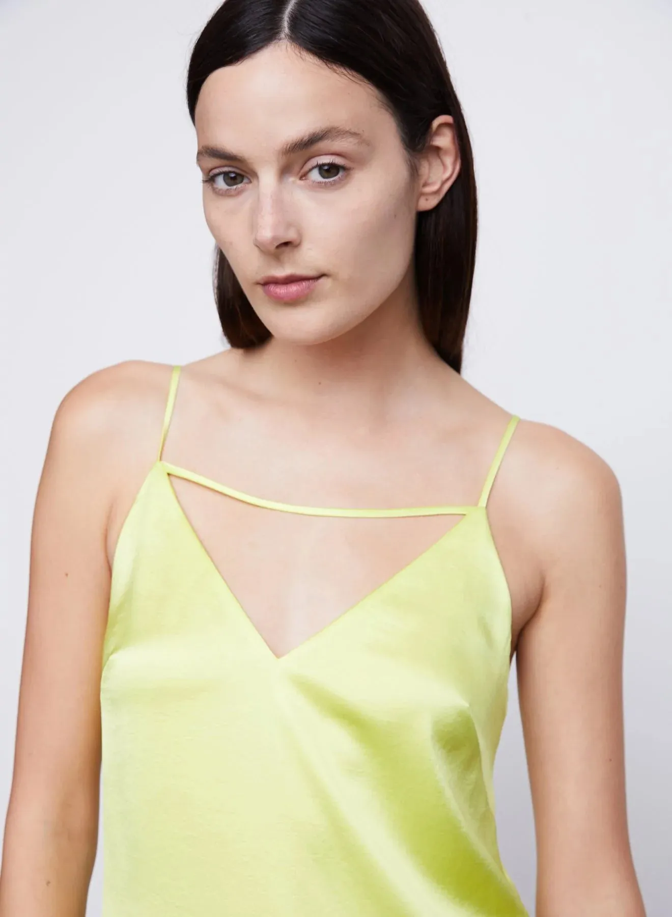 Leilani Feather Slip Dress in Mimosa