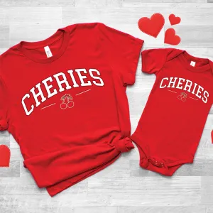 Les Cheries Matching T-Shirts & Baby Vest discount mum dresses