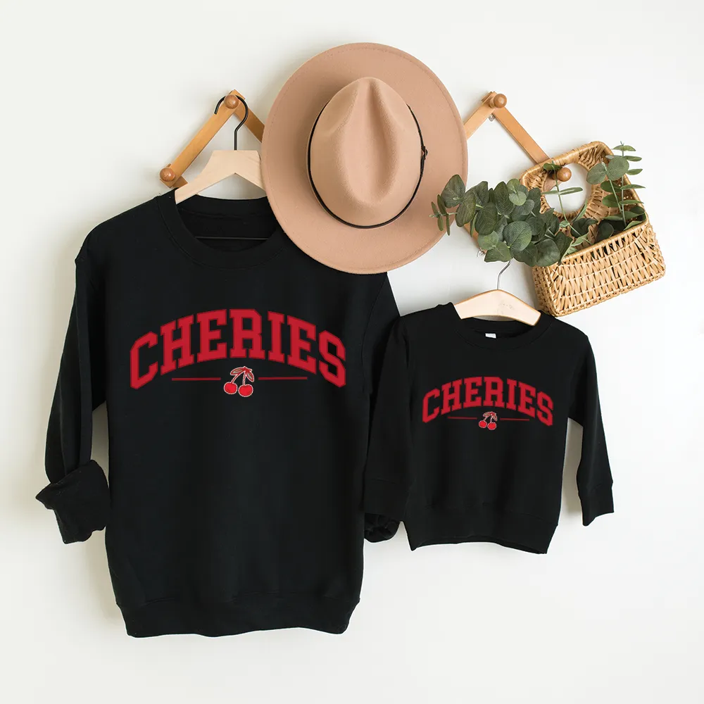 Les Cheries Mum Matching Sweatshirts