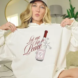 Let Me Sip In Peace Women's Hoodie postpartum clothes sale
