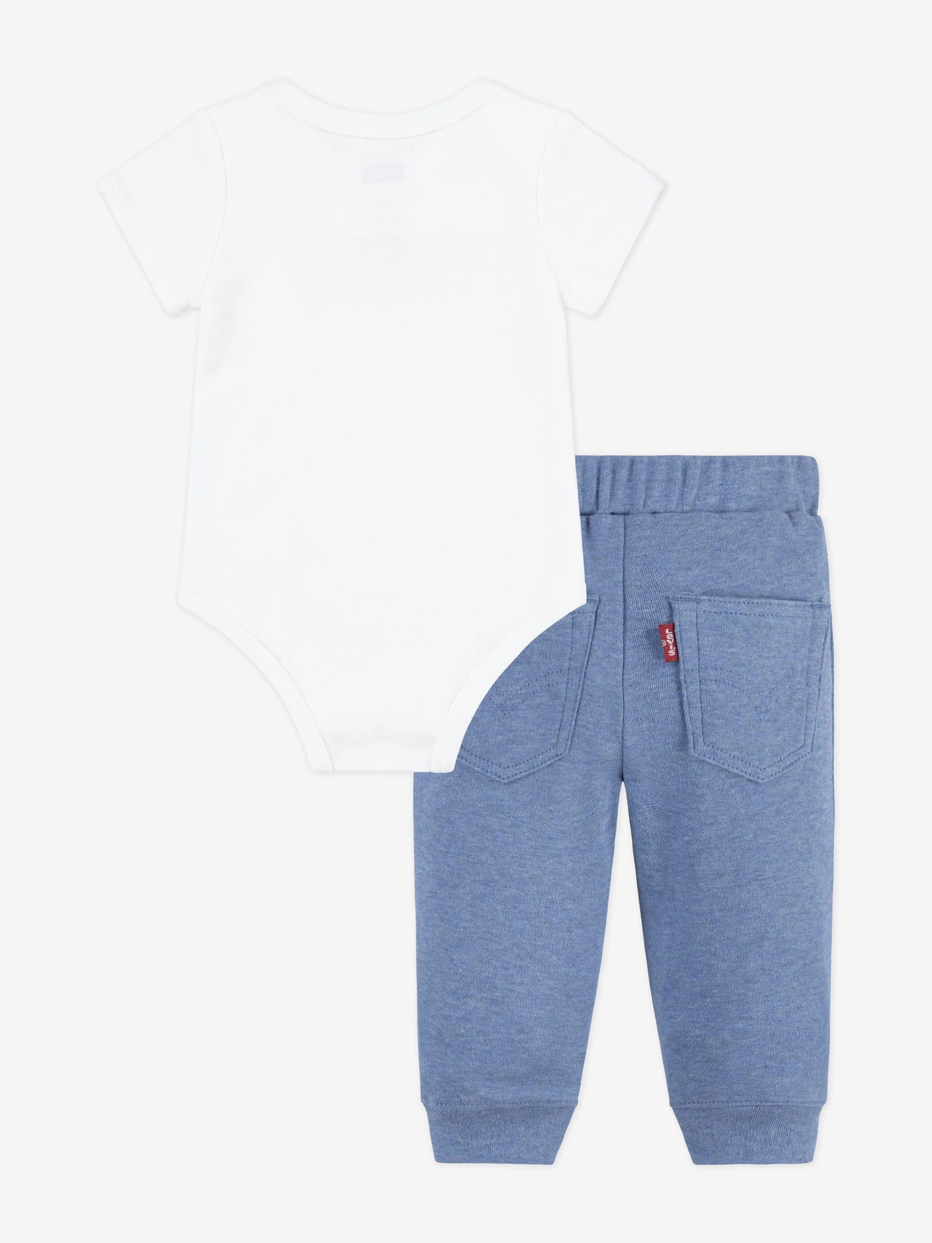 Levi's Baby Boys Batwing Bodysuit Set in Weiß