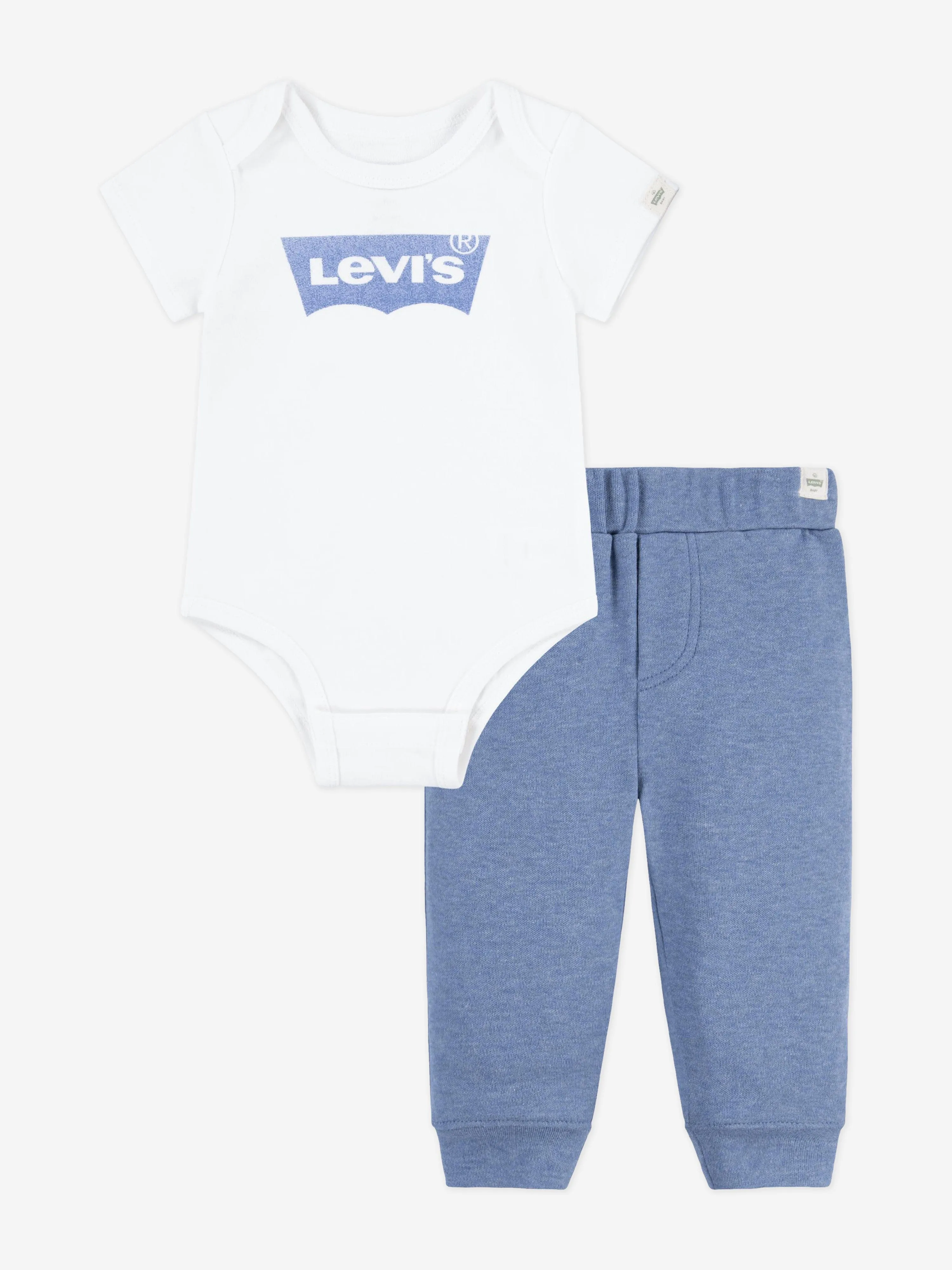 Levi's Baby Boys Batwing Bodysuit Set in Weiß