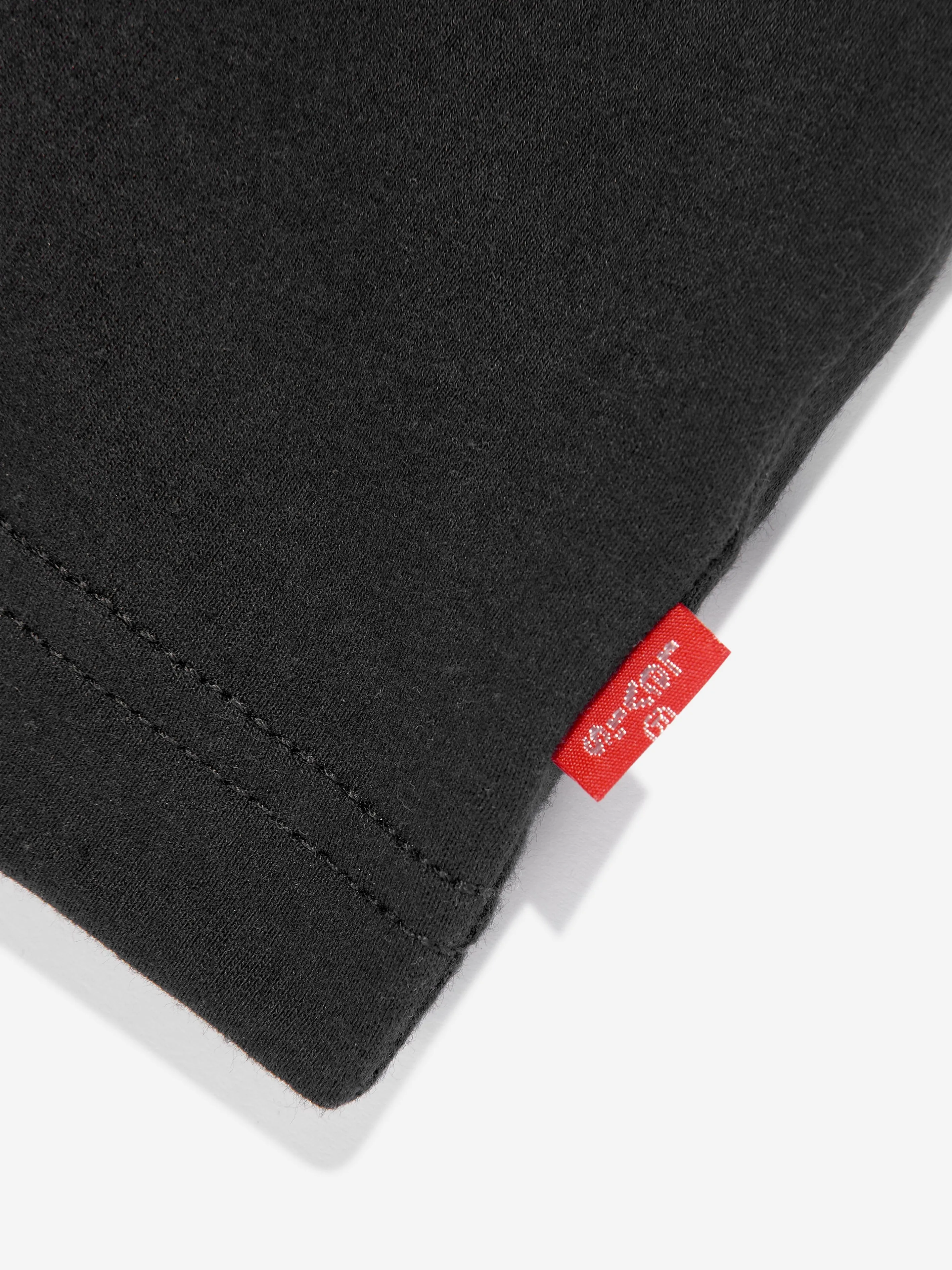 Levi's Jungen Batwing T-Shirt mit Brustlogo in Schwarz