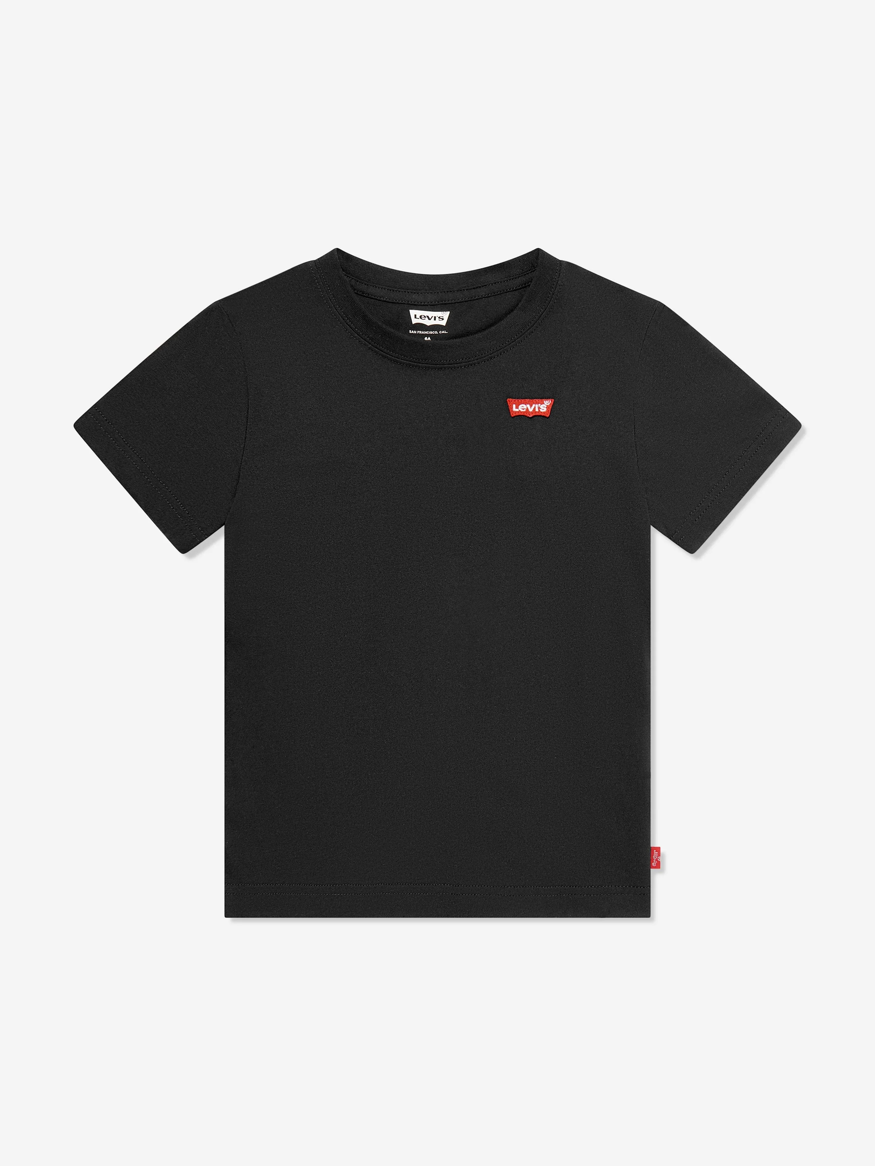 Levi's Jungen Batwing T-Shirt mit Brustlogo in Schwarz