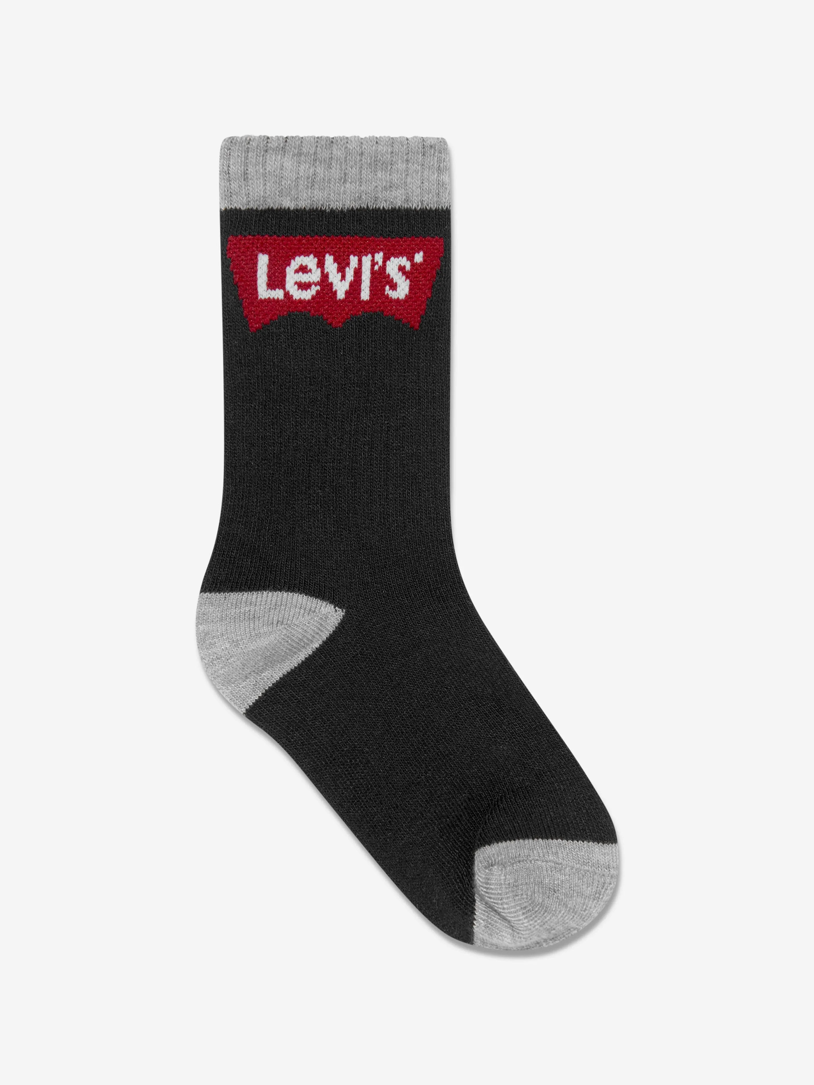 Levi's Jungen Batwing Socken-Set (3er Pack) in Schwarz