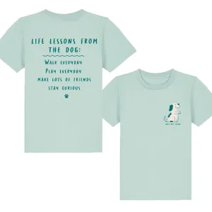 Life Lessons Front & Back Graphic T-Shirt girls pajamas promo