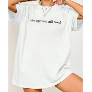 Life Update: Still Tired Spirit Oversized T-Shirt pregnancy jeans best price