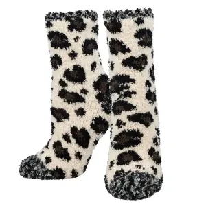 Best Deal Limit Offer 'Fuzzy Leopard' Printed Plush Women's Socks ,68%-85%OFF Cheap For Sale , get 74% discount, top quality and cheapest price.