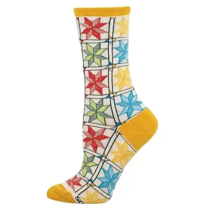 Find Great Deals On Limit Offer 'Quilting' Women's printed socks On Sale Now with free shipping in our store, buy your new style Items, 100% quality.