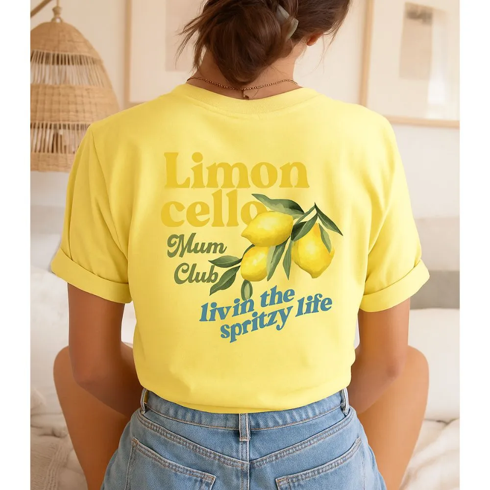 Limoncello Mum Club Women's Women's Graphic T-Shirt maternity dresses promo