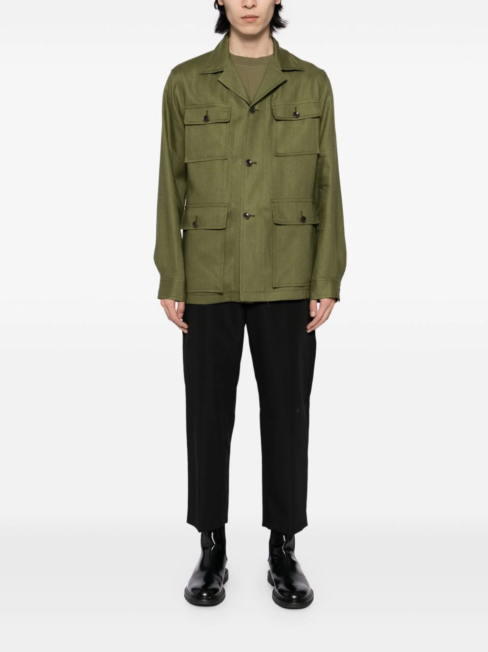 Linen Shirt Jacket