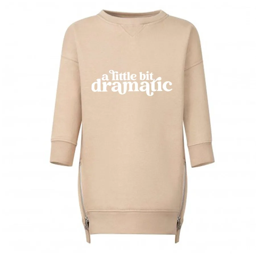 Little Bit Dramatic Long Sweater Dress girls skirts clearance