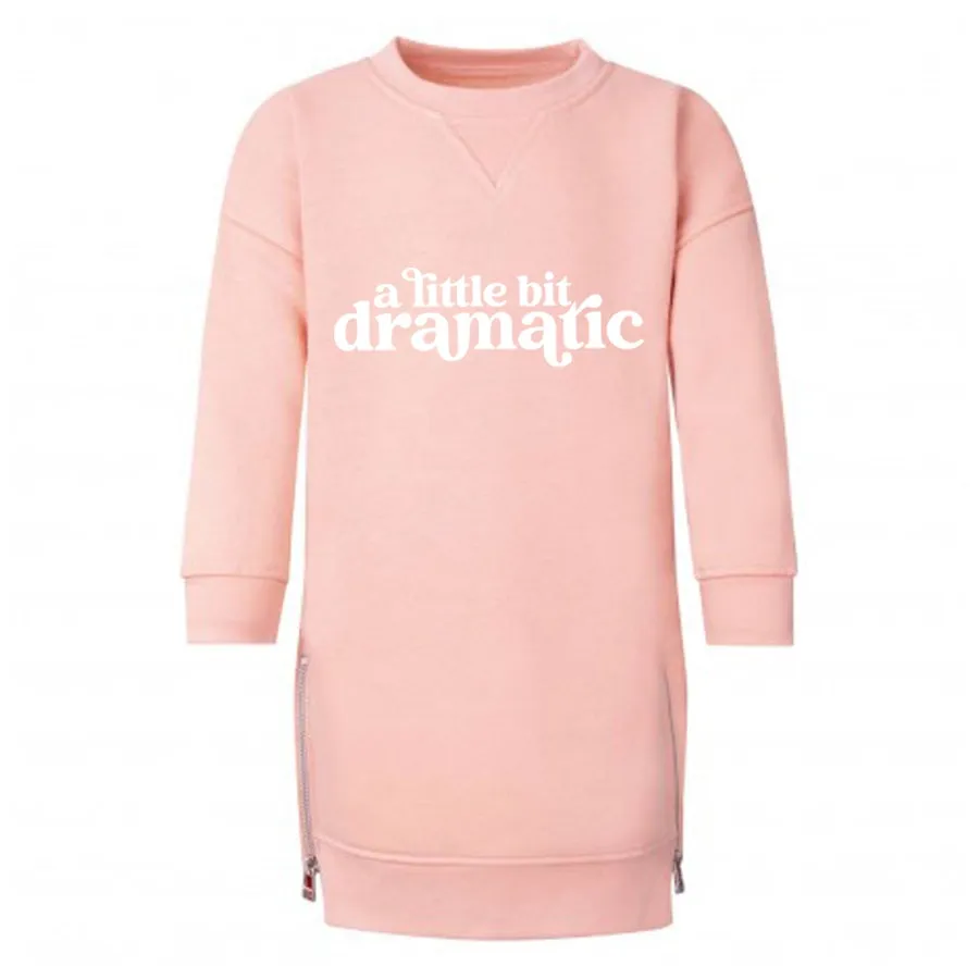 Little Bit Dramatic Long Sweater Dress girls skirts clearance