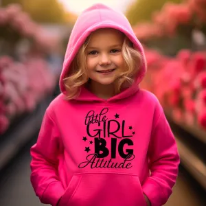 Little Kid Big Atitude Kids Hoodie girls skirts clearance