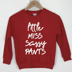 Little Miss Sassy Pants Sweater (MRK X) girls skirts clearance