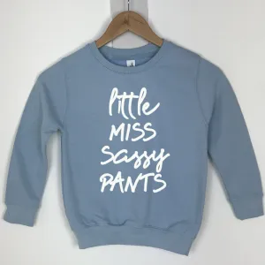 Little Miss Sassy Pants Sweater (MRK X) girls skirts clearance