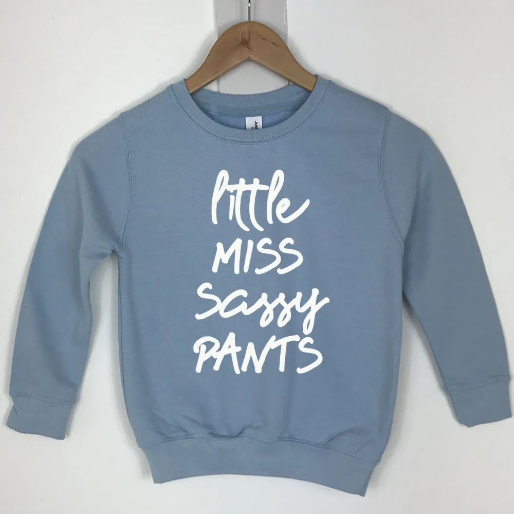 Little Miss Sassy Pants Sweater (MRK X) girls skirts clearance