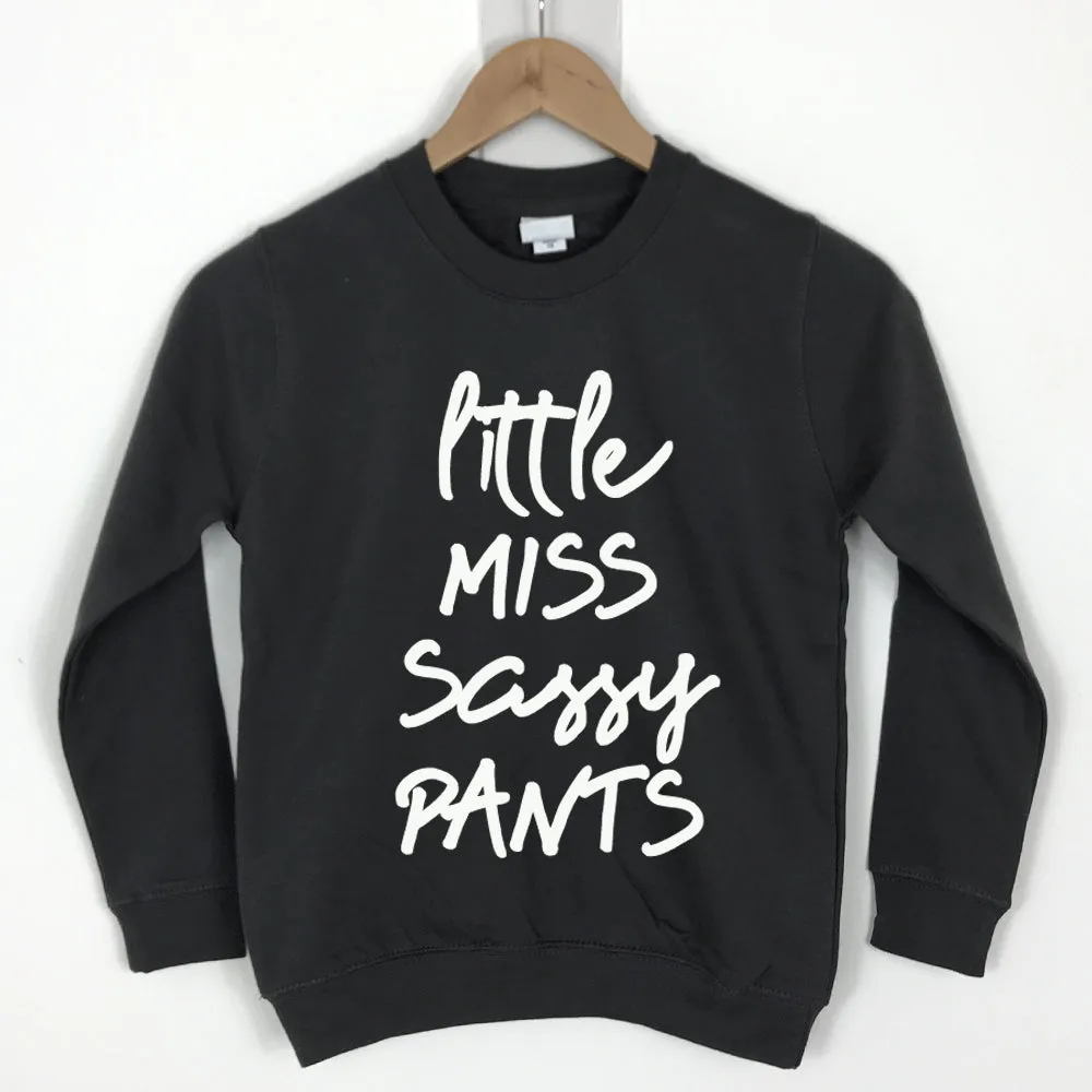 Little Miss Sassy Pants Sweater (MRK X) girls skirts clearance