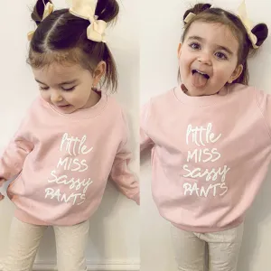 Little Miss Sassy Pants Sweatshirt 99 girls skirts clearance