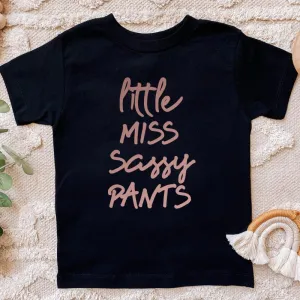 Little Miss Sassy Tee (MRK X) girls pajamas promo