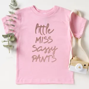 Little Miss Sassy Tee (MRK X) girls pajamas promo