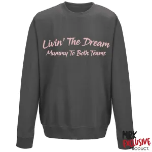Livin' The Dream - Storm/Rose Gold Sweater (MRK X) Grandparent Clothing - grandpa clothes outlet