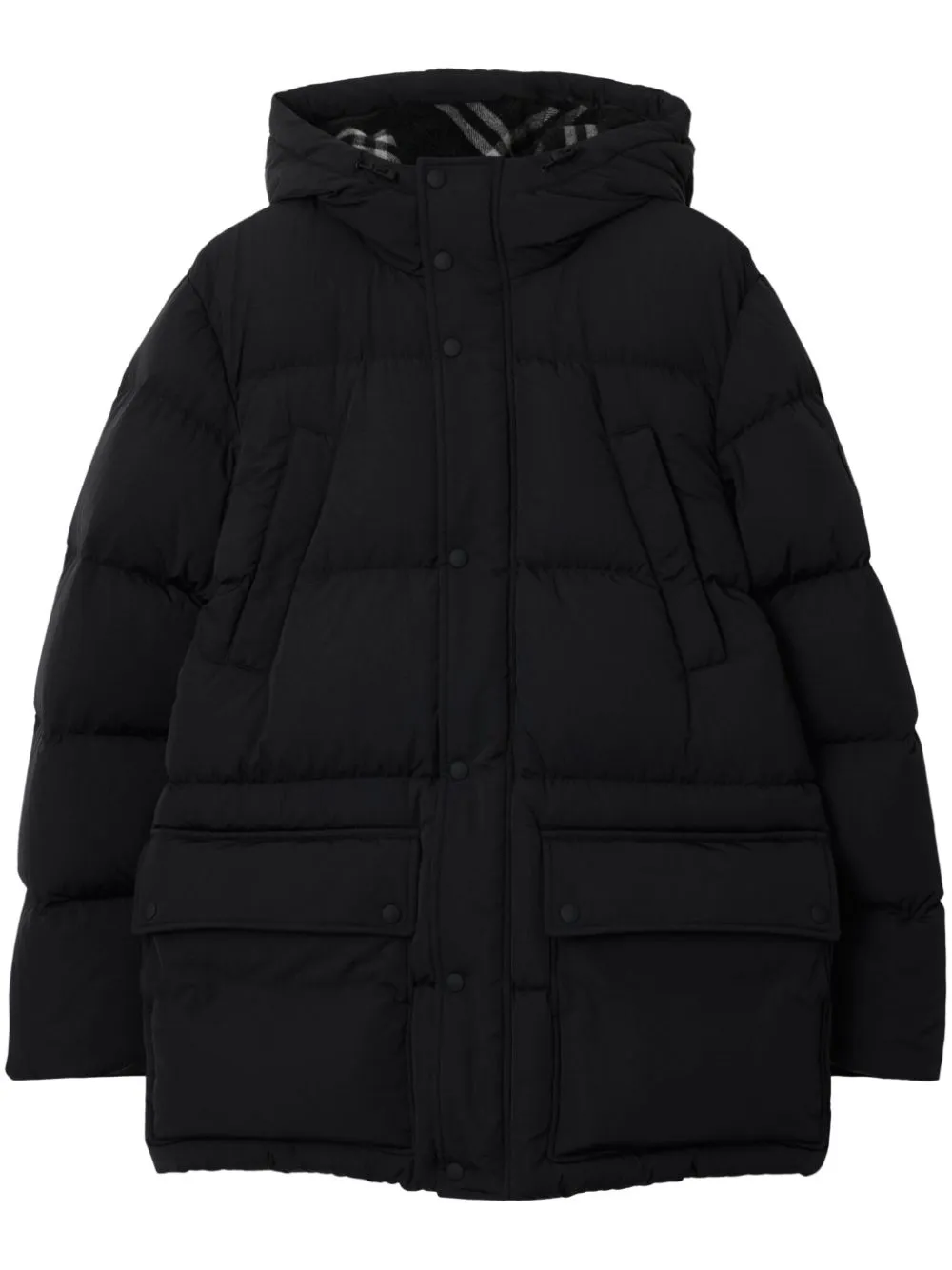 Logo-Patch Pufffer Coat winter jackets clearance
