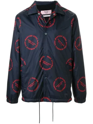 Logo Print Bomber Jacket mens coats discount