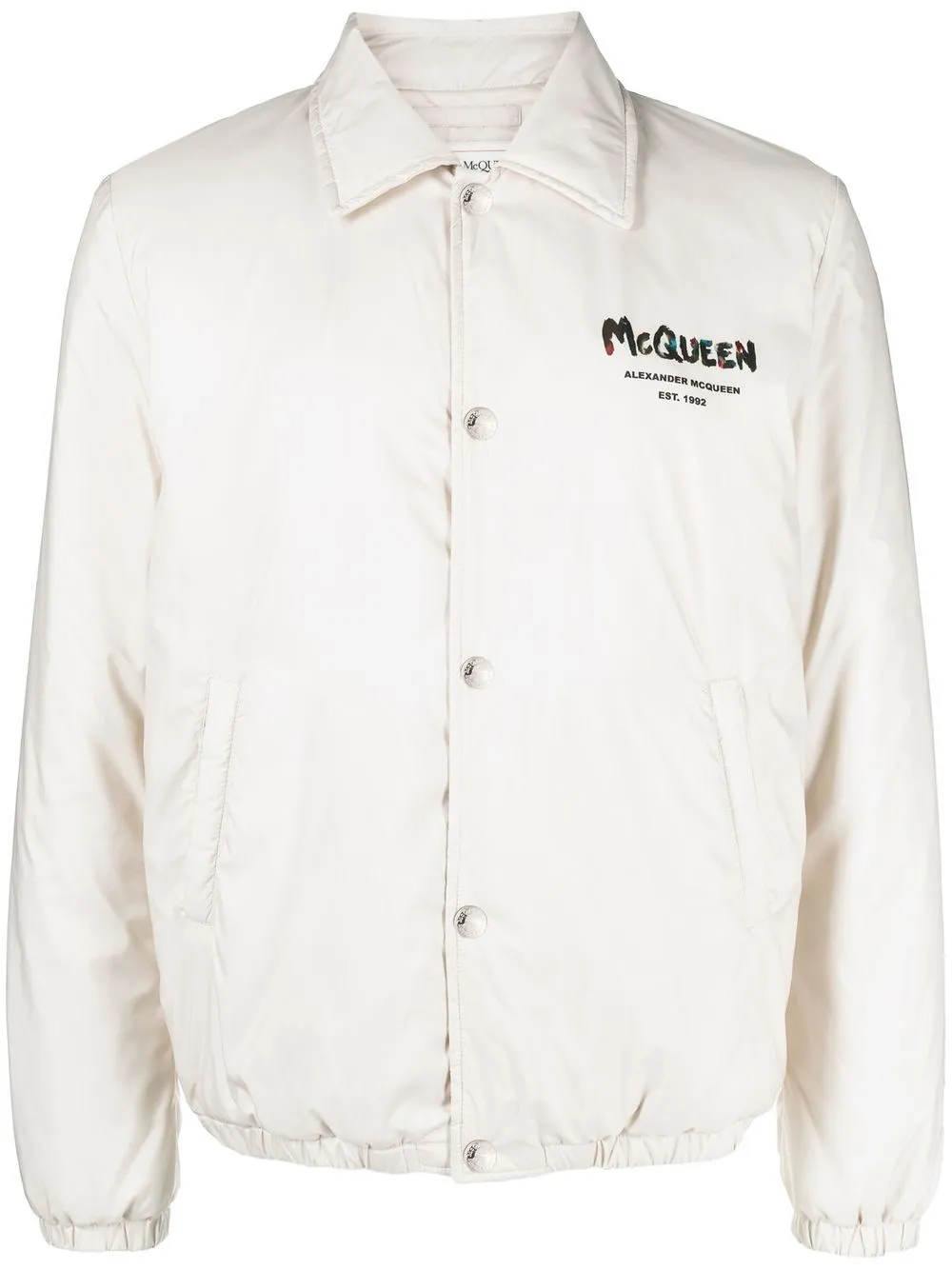 Logo-Print Bomber Jacket winter jackets clearance