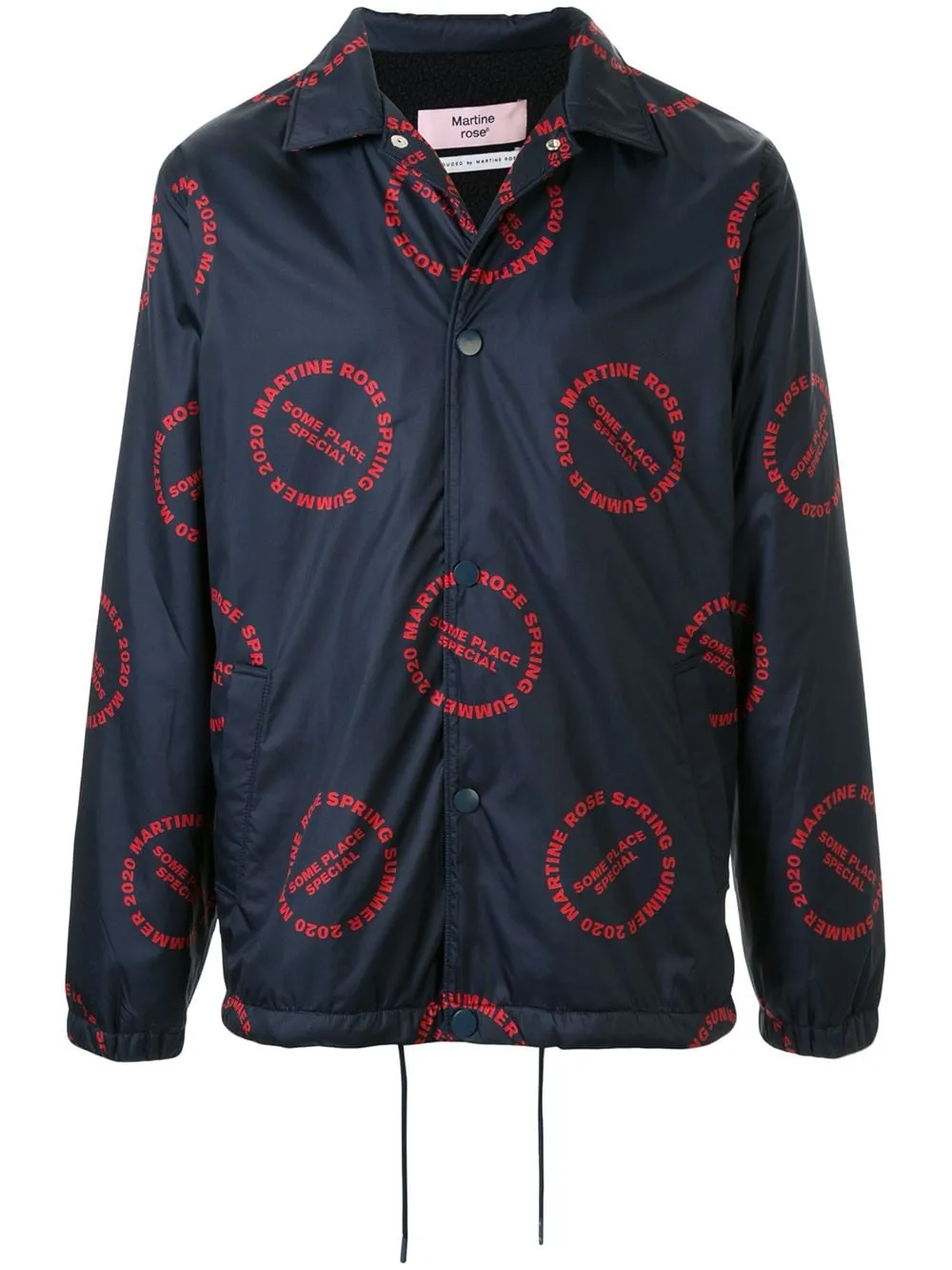 Logo Print Bomber Jacket mens coats discount