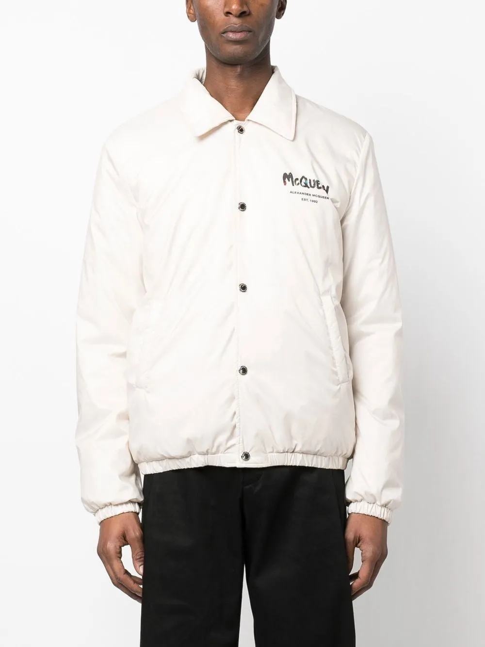 Logo-Print Bomber Jacket