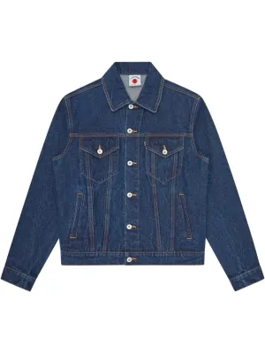Logo Print Denim Jacket winter jackets clearance