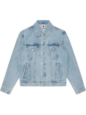 Logo Print Denim Jacket winter jackets clearance
