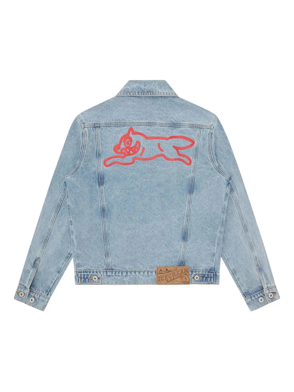 Logo Print Denim Jacket