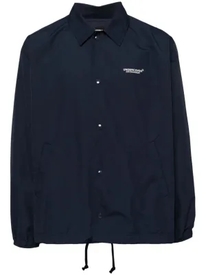 Logo-Print Shirt Jacket winter jackets clearance