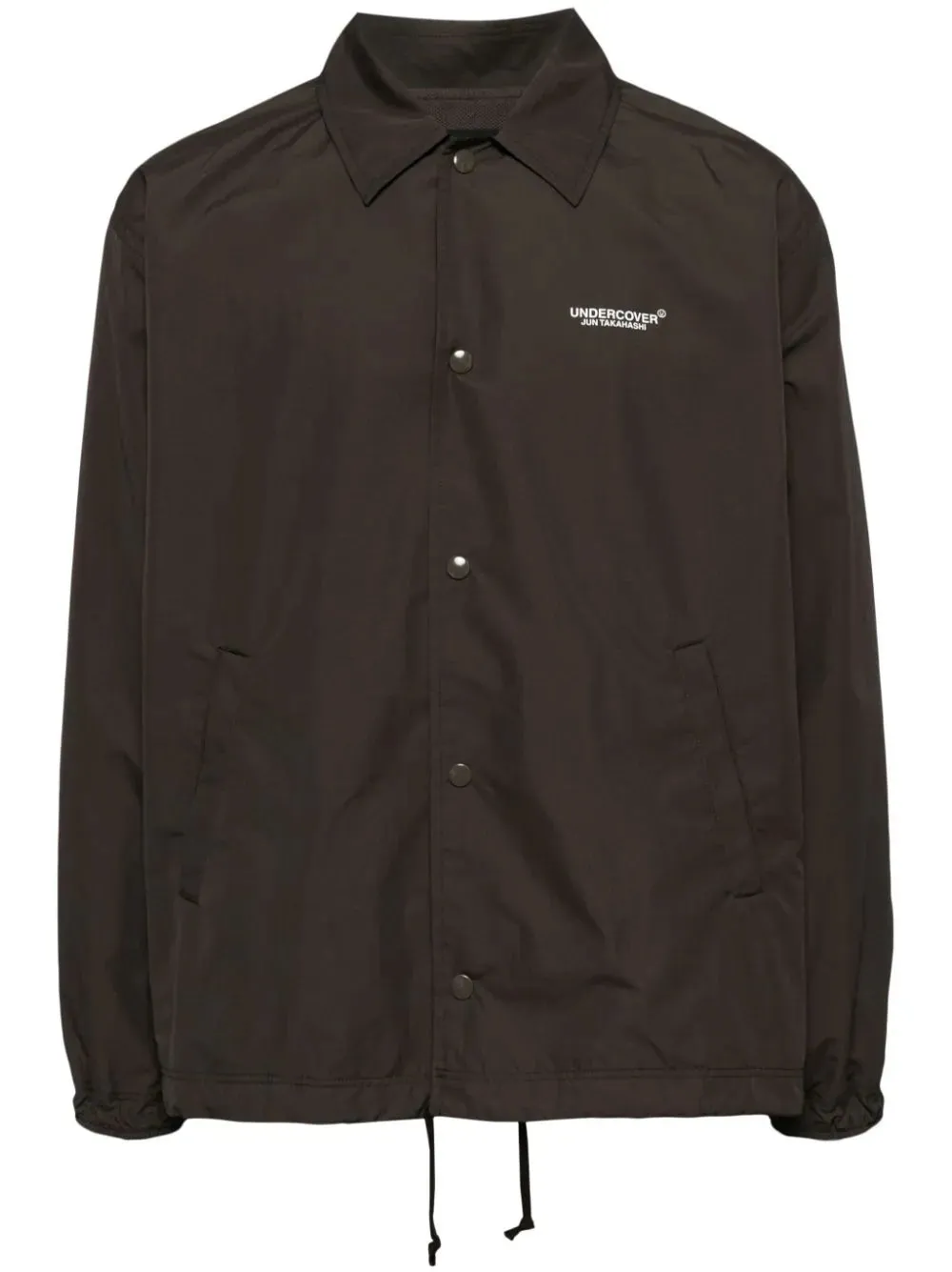 Logo-Print Shirt Jacket winter jackets clearance